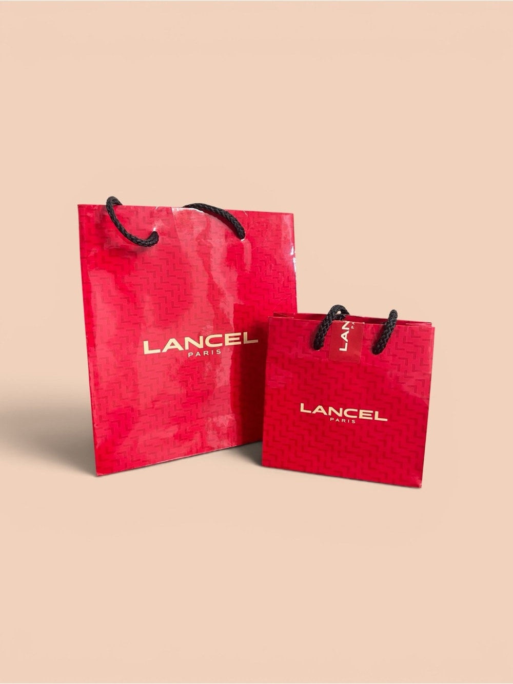 LANCEL Red Branded Tote Bag – Luxury Gift Tote